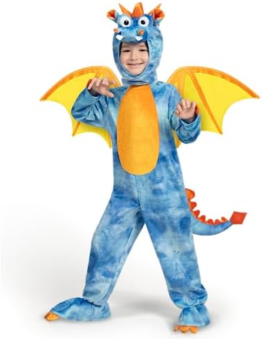 Spooktacular Creations Halloween Toddler Dragon Costume, Dinosaur Costume kids with Wings for Baby Halloween Dress Up Party