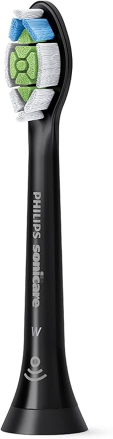 Philips Sonicare Optimal Whitening Black BrushSync Heads (Compatible with All Philips Sonicare Handles), 4 Pack