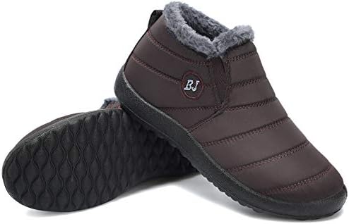 JOINFREE Winter Snow Boots for Women Men Anti-Skid House Shoes Ankle Boots Indoor Outdoor