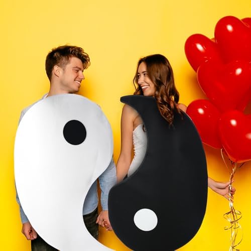 HooLing 2 Pcs Halloween Couples Costumes for Adult