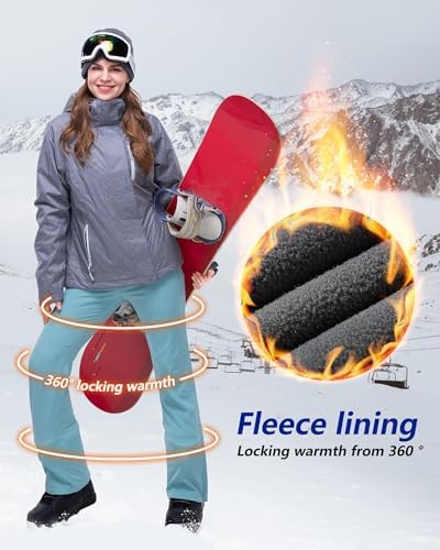 33,000ft Women's Snow Pants Ski Insulated Snowboard Winter Waterproof Warm