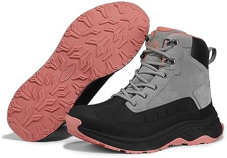 NORTIV 8 Women's Waterproof Hiking Boots Outdoor Trekking Camping Trail Hiking Boots