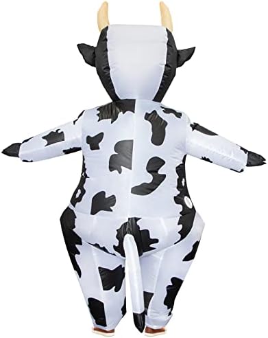Stegosaurus Inflatable Cow Costume Kids, Halloween Blow Up Costumes for Kid Funny Cow Suit for Boys & Girls Cosplay Party