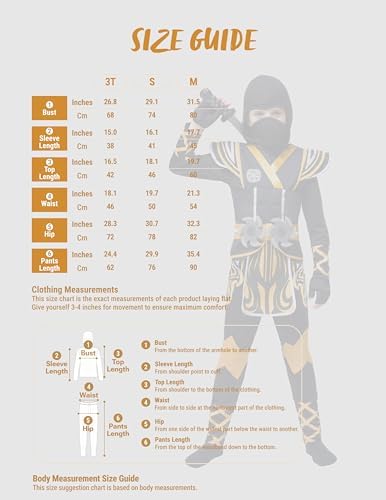 Spooktacular Creations Kids Ninja Costume, Child Boy Ninja Outfit Set, Halloween Costume for Toddler Themed Dress Up Party