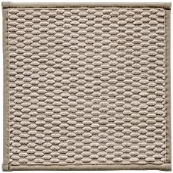 TYUU Small Bathroom Rugs, Non Slip Washable Bath Rugs Super Absorbent Bathroom Rug Thin Quick Dry Low Pile Bath Mats, Beige 12"x12"