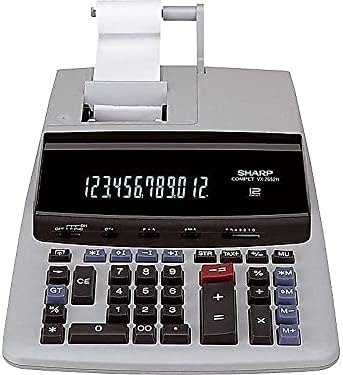 Sharp VX2652H VX2652H Two-Color Printing Calculator Black/Red Print 4.8 Lines/Sec
