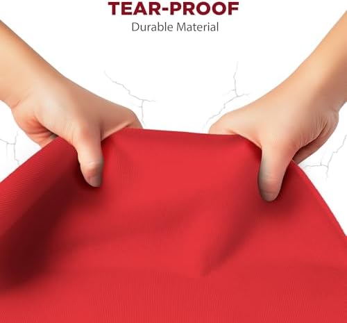 Upright Christmas Tree Storage Bag - Fits 9 Ft Artificial Xmas & Topiary Tree, Vertical Holiday Cover, Durable, Dustproof & Easy-Use Xmas Storage, Red
