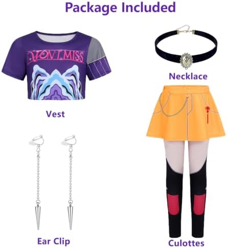 Mersi Pop Singer Costume Girls Kids Halloween Costumes with Accessories