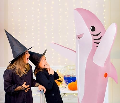 KMiKE Inflatable Shark Costume for Adults & Kids
