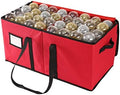 Sattiyrch Christmas Ornament Storage Box,Box Contributes Slots for 128 Holiday Ornaments 3-Inch