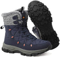 ziitop Men's Winter Snow Boots Waterproof Warm Fur Lined Insulated Boots
