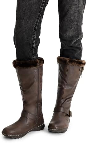 DREAM PAIRS Women's Knee High Boots Winter Warm Boots
