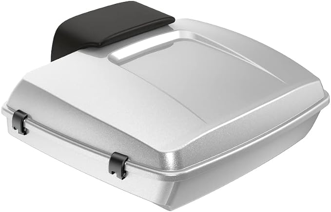 Advanblack Road Glide Tour Trunk Pack Hard Candy Shattered Flake Razor Tour Trunk Pack Backrest Pad for '97-'25 Harley Touring Road King Street Glide Electra Glide CVO models