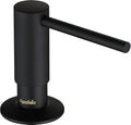 AguaStella ASF026MB Built in Soap Dispenser for Kitchen Sink Matte Black with Soap Bottle Countertop Pump
