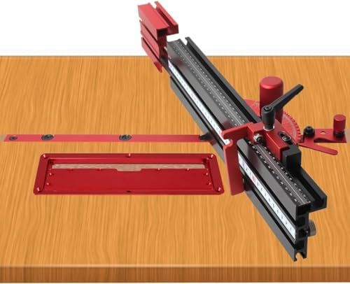 Aluminum Precision Miter Gauge for Maximum Stock Support and a Repetitive Cut Flip Stop