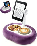 Miledi Tablet Pillow Stand for Bed with 360° Rotating Holder, Purple