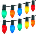 Vintage Christmas Lights Outdoor, 200Ft C9 String Lights with 100 LED Bulbs