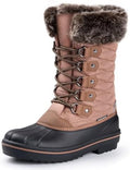 FREE SOLDIER Women's Winter Snow Boots Waterproof Shell