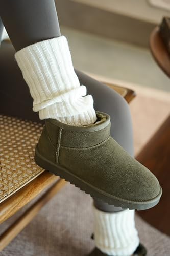 Project Cloud 100% Genuine Leather Womens Boots Ankle Boots for Women Shoes