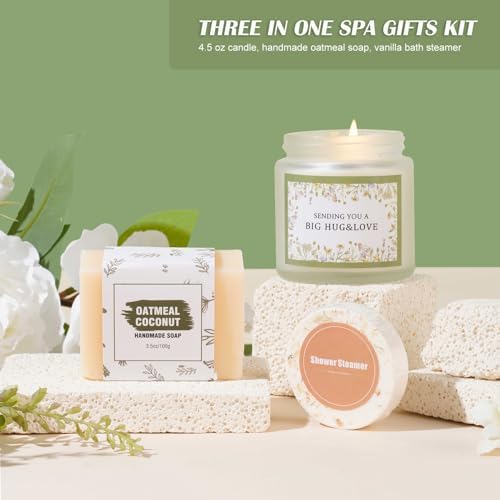Birthday Gifts for Women New Mom Her Friends w/ Blanket, Gifts Baskets for Women, ,Get Well Soon Self Care Gifts,Spa Care Package After Surgery,Inspirational Sympathy,Feel Better, Cancer Gift, Hug Box