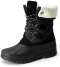 DREAM PAIRS Women's Mid Calf Winter Snow Boots