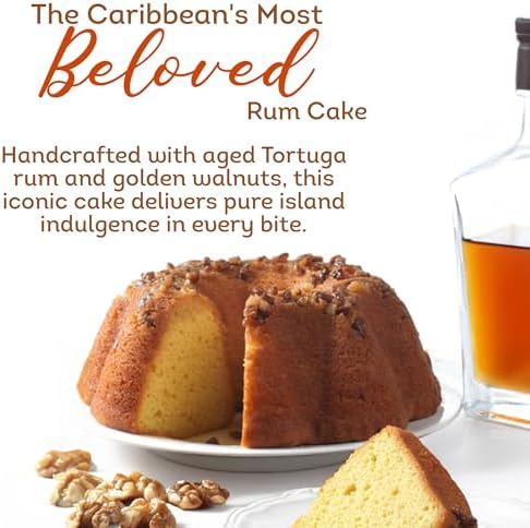 Tortuga Caribbean Rum Cake Gift Set – 6 Pack of Classic Golden Original 4 oz – Authentic Dessert Snack Cakes Bakery Fresh, Moist & Flavored with Premium Aged Rum - Mini Cakes for Delivery