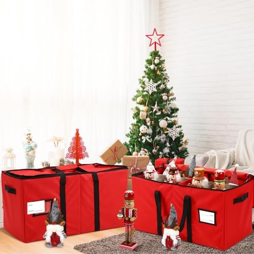 Soaoo 3 Pcs Christmas Nutcracker Storage Boxes