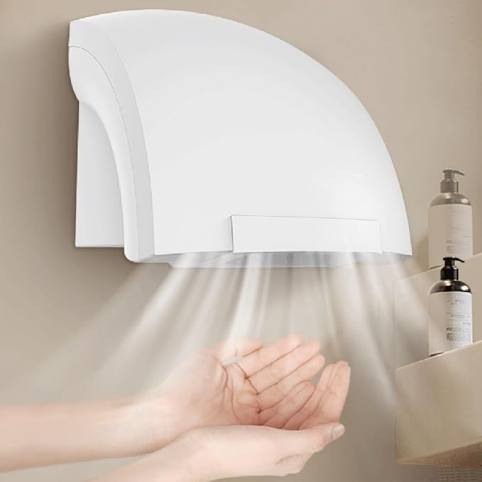 Electric Hand Dryer, Commercial Automatic Hand Air Dryer for Mall Office Restaurant Club Bathroom 1200W White