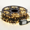 49FT 1000LED Warm White Christmas String Lights Outdoor with 8 Modes, IP44 Waterproof Plug in Christmas Tree Light Cluster Lights for Christmas, Patio, Garden, Indoor Outdoor Decor