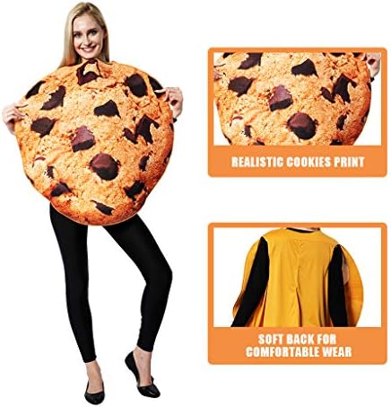 Couple Costume Halloween Food Cookies and Milk Carton Box 2Pcs Costume