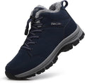 Winter Boots For Mens Snow Boots Anti-Slip Fur Lined Warm Ankle Boots Casual Lightweight Trekking Backpacking Hiking Boots