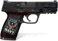 Textured Vinyl Decal Skin Kit for Smith & Wesson M&P M2.0 9mm/.40 4" Compact (U.S. Navy)