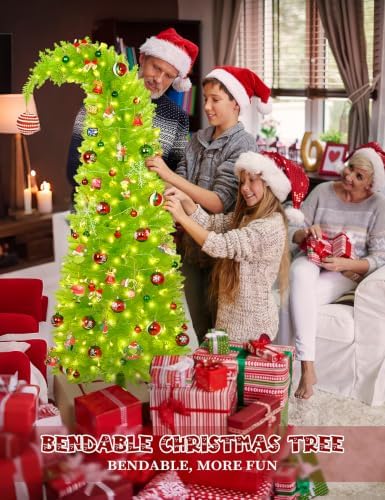 Christmas Tree 6FT, Whimsical Bendable Artificial Tree