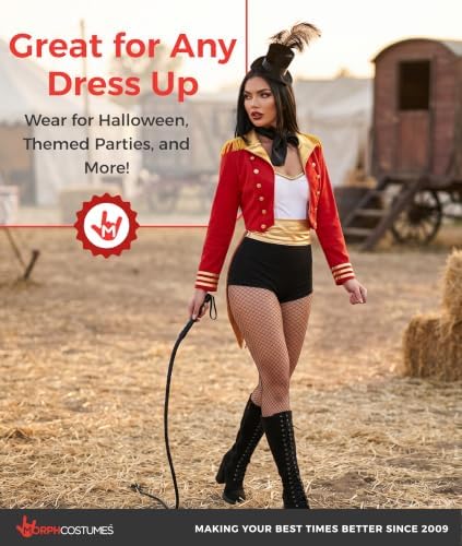 fun shack, Ringmaster Costume With Prop, Halloween Costumes for Women