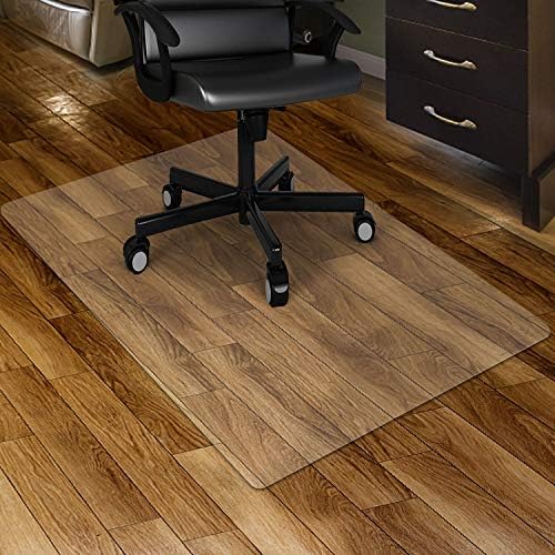 Kuyal Clear Chair mat for Hardwood Floor 46 x 46 inches