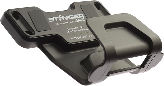 Stinger Magnetic Gun Mount Rack w/Trigger Guard Protection, Gun Holder Conceal in Car, Truck, Vehicle, Desks, Safes, Walls, Gun Magnet for Handgun Rifle Shotgun Pistol Revolver