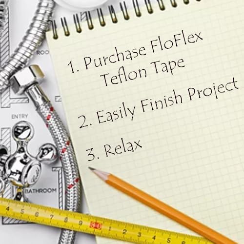 Teflon Professional Grade Pipe Tape, 100 Rolls PTFE Plumbers Thread Flex Seal Tape for Waterproof Sealing Plumbing, Air and Hydraulic Systems, 1/2 X 394 Inches