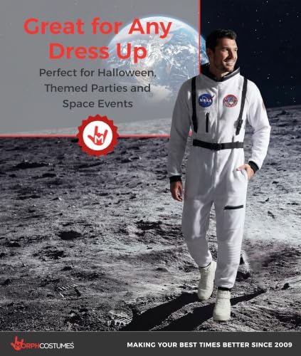 Morph, Astronaut Costume Men, Space Suit, Halloween Costumes for Men