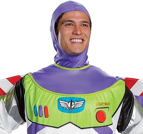 Disguise Toy Story Buzz Lightyear Deluxe Costume, Officially Licensed Toy Story Costume for Adults