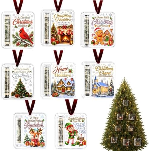 14Pcs Christmas Money Holders for Cash, Cash Gift Holder Ornament