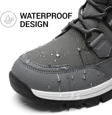 DREAM PAIRS Women's Waterproof Mid Calf Snow Boots