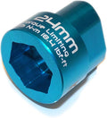 2 Stage 24mm Torque Limiting Oil Filter Wrench, Blue, 6061-T6 Aluminum