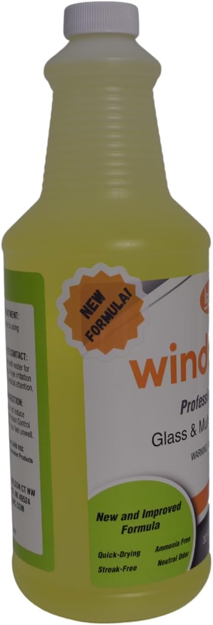 Burco Window Glo Glass and Multi-Purpose Cleaner (32oz 12 Pack)