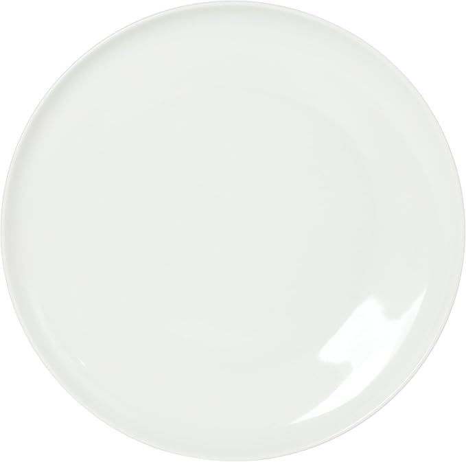 Gibson Home Havenstone 12-Piece Porcelain Dinnerware Set – Dinner Plates, Salad Plates & Bowls, Classic White Everyday Dish Set for Home, Kitchen, Microwave & Dishwasher Safe