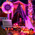 240 LED Solar Halloween Lights Outdoor Waterproof IP65, 20FT 8 Light Modes
