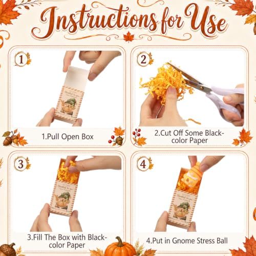 24 Sets Thanksgiving Gnome Gifts Fall Thanksgiving Party Favors