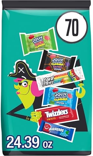 Hershey's Assorted Fruit Flavored Halloween Candy Bulk Pack, 24.39 oz
