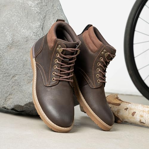Vostey Men's Hiking Boots Waterproof Casual Chukka Boots for Men
