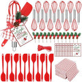 Qinyoung 60pcs/12sets Christmas Baking Gift Set with Whisk Spatula