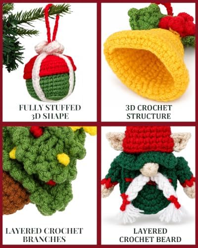 Crochet Ornament Advent Calendar 2026 Christmas Gift for Women Families